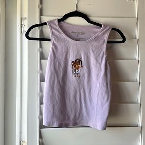 Nickelodeon lavender Rugrats ribbed tank
